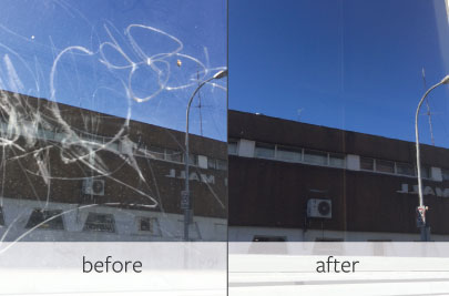 glass scratch removal - EnduroShield